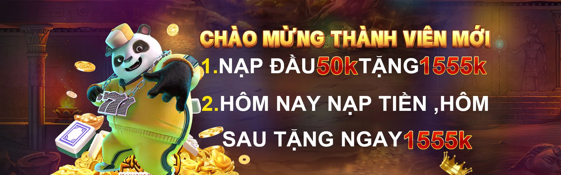 Banner khuyến mãi nhất vip tài xỉu